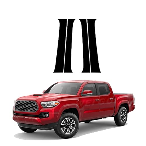 Pilar central negro brillante antiarañazos para Toyota Tacoma 2016-2023