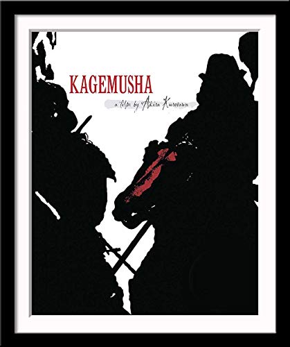 Image of Tallenge - Kagemusha - Akira Kurosawa 1980 Japanese Movie Poster - Large Framed Poster(Paper,20 x 30 inches, MultiColour)