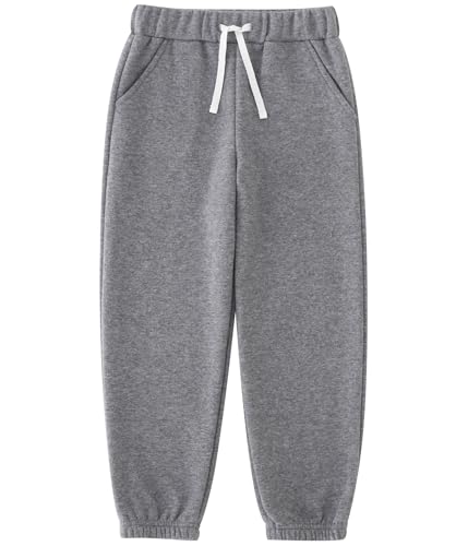 Boys Sweatpants Joggers with Fleece Lining, Athletic Pants, Sizes 4T-83