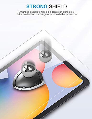 Sparin [3-Pack] Screen Protector Compatible With Samsung Galaxy Tab S6 Lite 10.4 Inch, 9H Hardness Tempered Glass With S Pen Compatible, Scratch Resistant,Bubble Free #TOP4