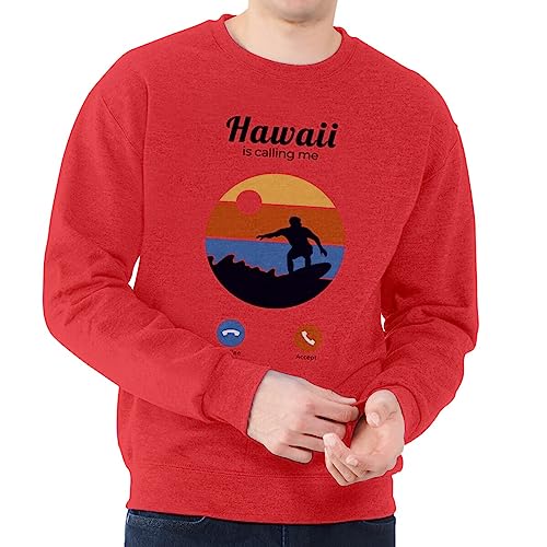 Sweat Homme Hawaii pour les Soirées d'Été au Bord de Mer