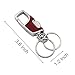 Lancher Key Chain with (2 Extra Key Rings and Gift Box) Heavy Duty Car Keychain for Man and Women