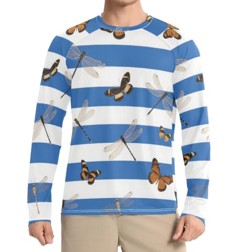Camisas de protección contra erupciones transpirables para hombre en verano