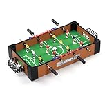 Power Play Table Top Football Game, Wooden Outdoor Indoor Game for Kids and Adults, Small 16 Inch