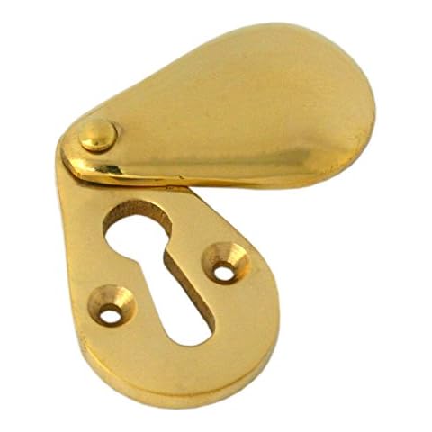 From The Anvil Polished Brass Escutcheon Plate Cover