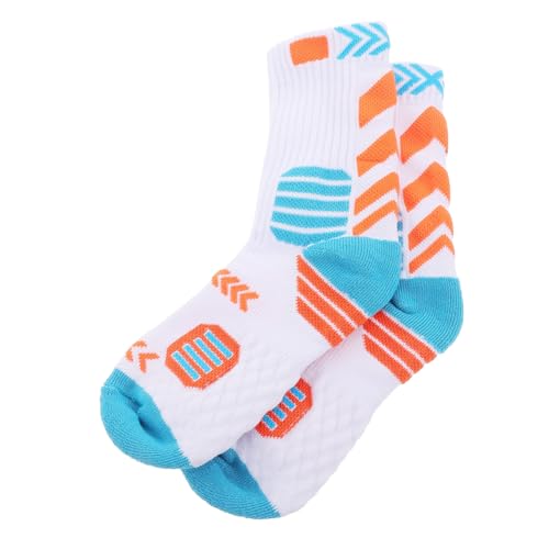 Anneome Boys and Girls Mid Calf Socks Boys Basketball Leg Sleeves Breathable Comfortable Non-slip High Elasticity for Training