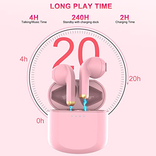 TICWRIS Bluetooth Kopfhörer in Ear, Kopfhörer Kabellos mit Voll Bereichslaut Sprecher, IPX4 Wasserdicht, Bluetooth 5.1… - Image 4