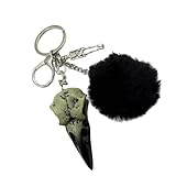 Le design de fixation polyvalent maintient les clés en toute sécurité, embellit les sacs à main avec une élégance macabre ou ajoute un charme mystérieux à l'intérieur de la voiture et à la décoration d'Halloween