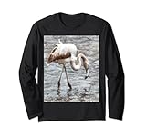 La acuarela de flamenco profundo hasta la rodilla es una pintura monótona de un elegante flamenco en las aguas poco profundas de un lago. Un tema de flamenco perfecto para los amantes de los flamencos, los amantes de la naturaleza y los amantes de las aves tropicales. Aprecia la alegría y la belleza de este pájaro.