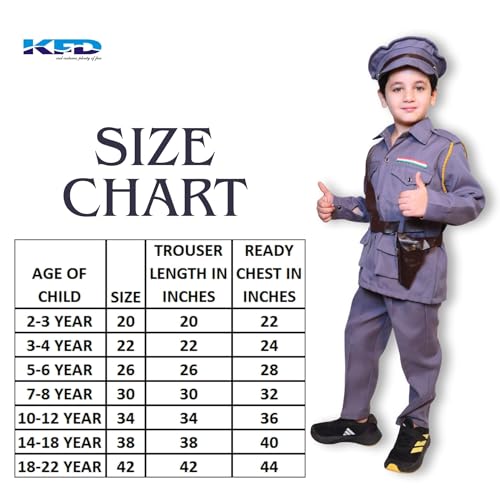 Image of Kaku Fancy Dresses Our Helper Costume for Boys & Girls | Social Helper Doctor, Nurse, Fireman, Postman, Teacher, Farmer Dress For Kids