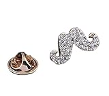 Material: Legierung Ogquaton Brosche Kragennadel Corsage Bart Rystone Alloy Kostüme Damen Herren Geschenke Praktisch und nützlich