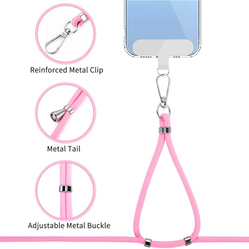 Cell Phone Lanyard 2 Pcs-1 Pcs 30"(Neck Strap×1)+8"(Wrist Strap×1) Black - Photo 32 sur 115