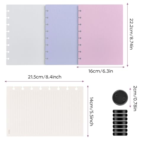 Carnet de notes Eagle anti-accrochage avec reliure dissimulée et couverture polyester - 4