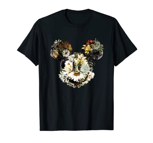 Disney Floral Mickey Mouse Blooming Florals T-Shirt