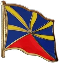 Digni French Reunion Flag Pin 2 x 2 cm