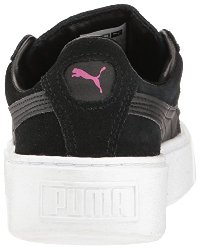 Puma Unisex-Child Suede Platform Sneaker, Black Black, 6 M Us Big Kid #TOP2