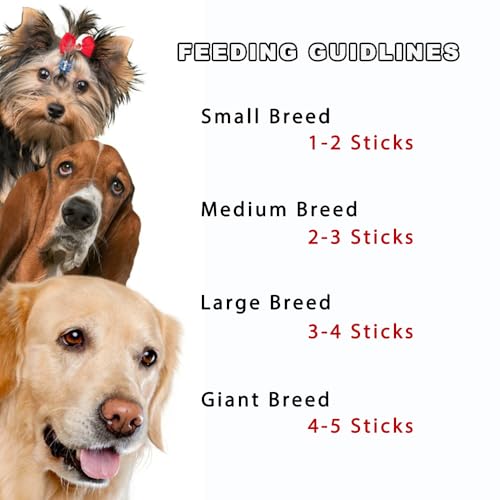 Image of Dog Chew Munchy Sticks, Mint Flavor 2700g | Protein-Rich Dog Treats & Snacks for All Breeds | Low Fat Dental Chews for Puppies & Adult Dogs | Long-Lasting & Tasty Bones