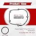 ZOKYUYS Engine Upper Timing Chain Cover Gasket Seal, Compatible With VW CC Eos Beetle Tiguan Passat Jetta Golf, Audi A3 A4 A5 A6 A8 Q3 Q5 S4 S5 S6 S8, Replace # 06H103483C/06J103383D
