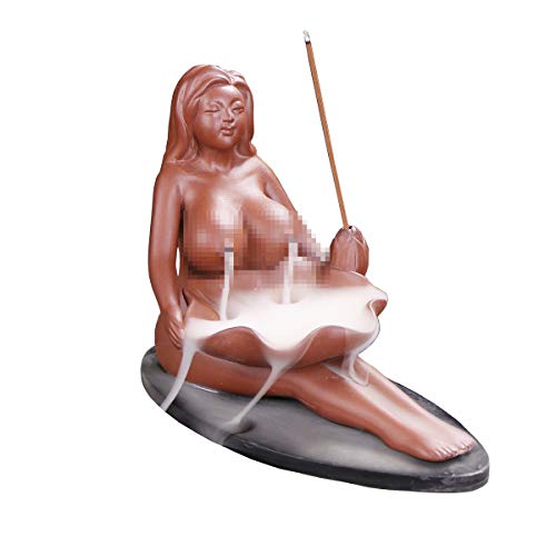 Keramik RĂ€ucherfiguren 25 Sexy Lady RĂŒckfluss-RĂ€uchergefÀà aus Keramik, RĂ€ucherkegel, ideal...