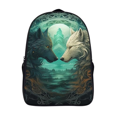 Sac à dos garçon et fille loup 3D le cadeau idéal pour la rentrée primaire