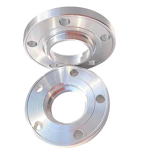 Entretoise de roue 5x112 57.1 en alu forgé noir 15mm pour élargissement de voie de voiture