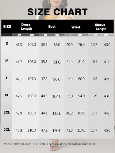 Image of PinkPatty Women's Casual 3 /4 Sleeve Midi Dresses Fit and Flare Church Work Dress with Pockets