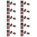 Produktbild JENOR 10 Paar Ultra T-Steckverbinder Deans Style Female Female Mit 20er Schrumpfschlauch