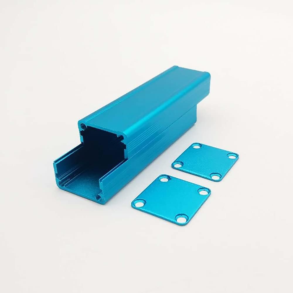 25 * 25 * 80mm Electronic Enclosure Case Split Aluminum Shell Project Box Circuit Board Protect Box PCB DIY Instrument Box, Blue