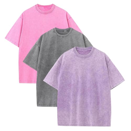 T-shirt en coton vintage ample pour éviter les vêtements serrés et inconfortables