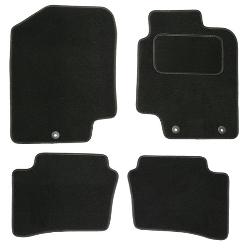 MrCarMats AG4468POLY Tailored Car Floor Mat, Black