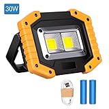 proyector led bateria 50w 【Ampliamente utilizado】 Camping, Senderismo, Pesca, Barbacoa, Reparación de automóviles, Camión, Tienda, Exploración y más Actividades al aire libre