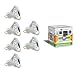 GreenSun 6X AC/DC 12V MR11 GU4 3W 12*2835SMD LED Spot Gluehbirne Strahler Lampe Leuchte Warmweiss