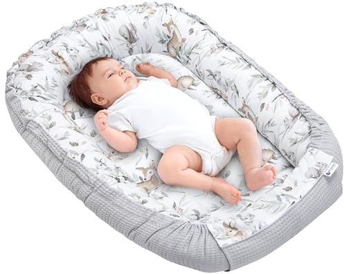 Medi Partners Babynest Nestchen für Neugeborene - 100x60x15 Babynestchen...