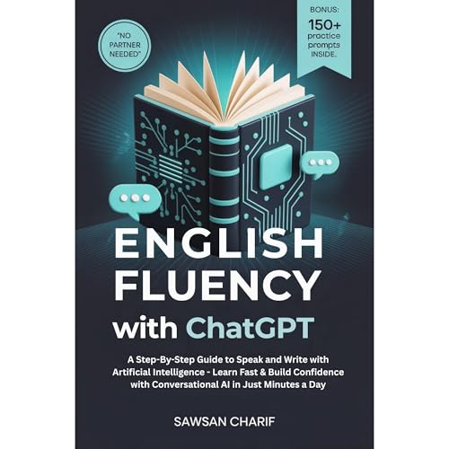 English Fluency with ChatGPT Audiolibro Por Sawsan Charif arte de portada