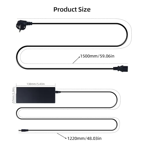 BCZAMD for Bambu-Lab AMS 2Pro 24V 4A Netzteil Adapter Automatisches Materialsystem: Ermöglicht Multifarben-Filamentdruck mit Trocknungsfunktion – 3D Drucker Zubehör