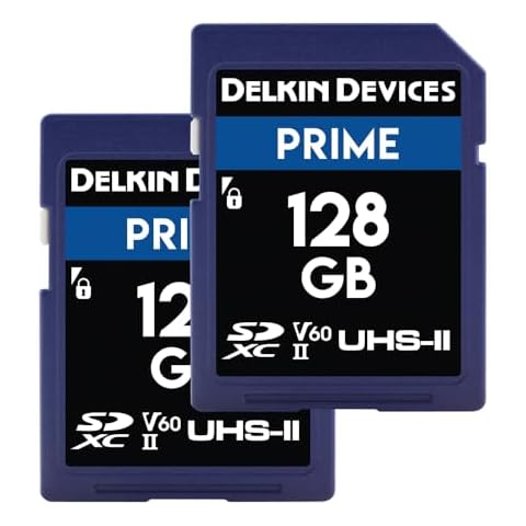 Delkin PRIME 128GB SD Card for Cameras Cover