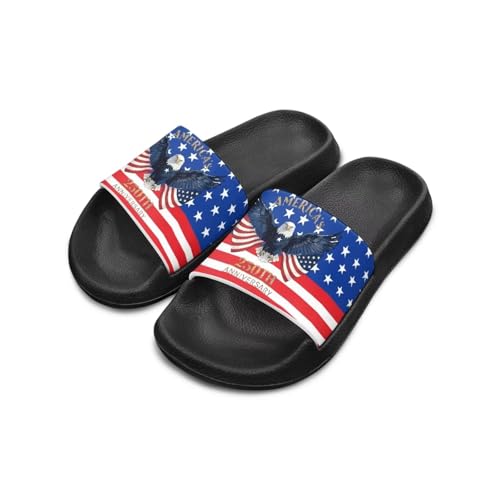 Image of Slides for Boys Girls Quick Drying Kids Slides Sandals Non-Slip