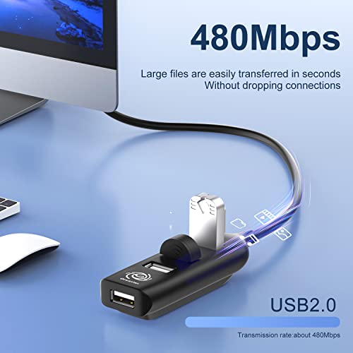 4-Port-USB-hub-4-in-1-Multiport-USB-Splitter-Universal-USB-Hub-20-for-Laptop-PC-480-Mbps-High-Speed-Data-Transfer-USB-Port-Compatible-with-Windows-PC-Mac-Printer-Flash-Drive-Card-Reader-MP34