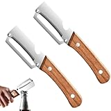 Multi-Functional Vegetable Peeler for Kitchen, Éplucheur Légumes et Fruits en Acier Inoxydable，pour Pommes de Terre, Fruits et Légumes（2PCS）