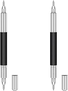 2 Pack Tip Scriber Aluminum Etching Engraving Pen Glass For Shell Metal Construction Marking Tools Engraving Pen For Wood And Glass Metal Plastic