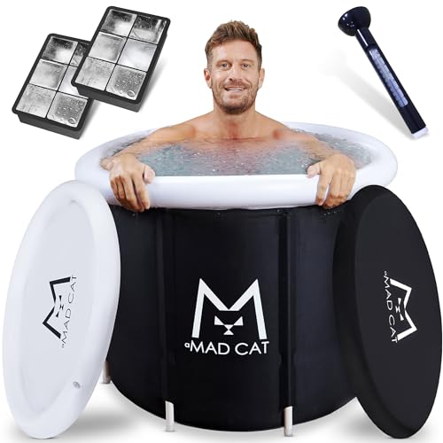 Ice Bath Tub - Large Portable 360L Outdoor Cold Water Therapy Pool for Sports Adults Cold Plunge Bathtub Spa Muscle Recovery Pod for Athletes Ice Bath Tub - Large Portable 360L Outdoor Cold Water Therapy Pool for Sports Adults Cold Plunge Bathtub Spa Muscle Recovery Pod for Athletes