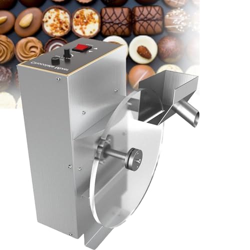 Fundidora Profesional De Acero Inoxidable, Mezcladora De Chocolate Con Ruedas Y Horno De FusióN, Templadora De Chocolate Con Ruedas, Velocidad Ajustable De 35 A 55 Rpm/Min, FusióN Uniforme.