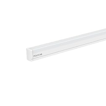 Polycab Intenso NEO+ Slim LED Batten 20W (4 Ft) Cool White | Ultra Slim, 120° Wide Beam, 25,000 Hours, 4kV Surge Protection (pack of 1)