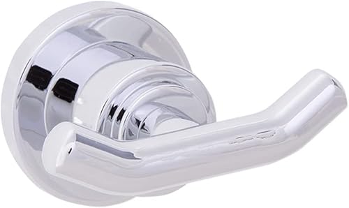 Miniatura 25 de Design House 560359 Geneva - Toallero contemporáneo para baño, dormitorio, armario o cocina, cromo pulido Cromo pulido,Cromo pulido y blanco,Níquel