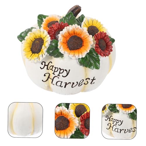 LALAFINA Halloween Pumpkins Cartoon Thanksgiving Decorative Props Fake Pumpkin Decoration Halloween Decorations Pumpkin Model Small Pumpkins Pumpkin Prop Artificial Supplies Resin