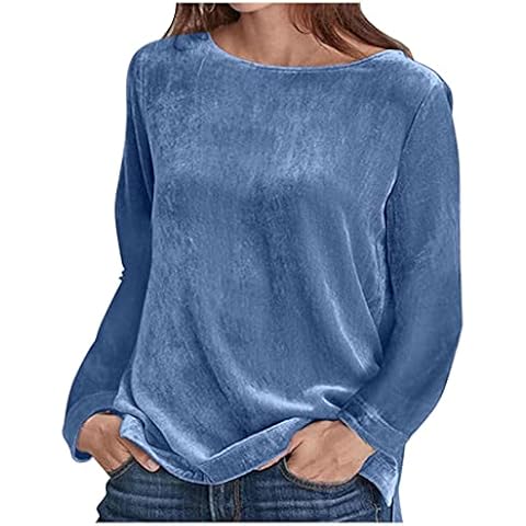 SHOBDW Sudadera Camisa de Manga Larga Mujer Cover