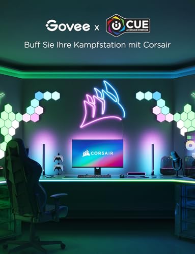 Govee RGBIC Pro LED Strip 10m mit Alexa- und Google Assistant-Funktion