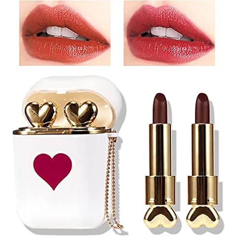 Matter Lippenstift Make-up-Set, 2 Stück Cover