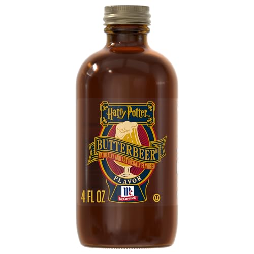 McCormick Harry Potter Butterbeer Flavor, Limited Edition, Caramel and Butterscotch Flavor, For Baked Goods, Ice Cream, and More, 4 fl oz