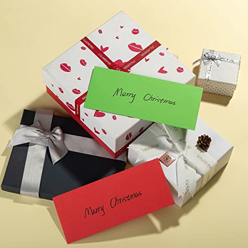 100 Pack #10 Envelopes Business Colorful Envelopes Self-Adhesive Greeting Card Pockets For Mailing Christmas Holiday Small Gift Cards Invitations Business Notes(4 1/8"×9 1/2") (Colorful) #TOP5